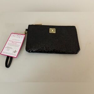 Liz Claiborne Black Sequins Wristlet